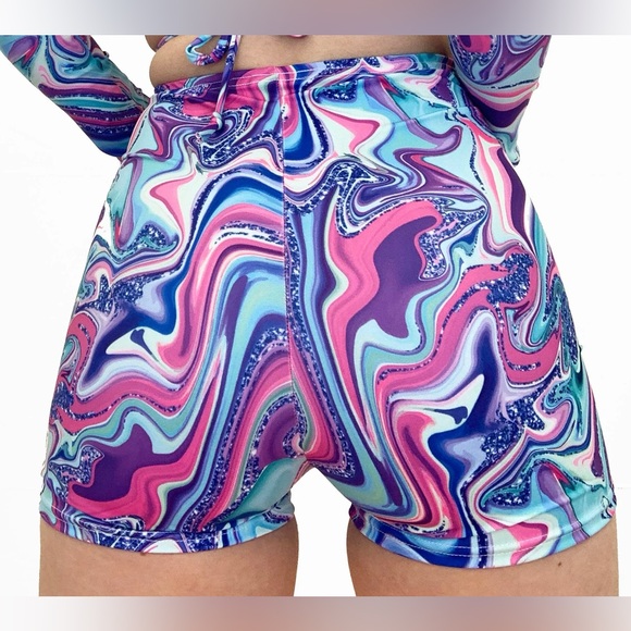 🌸 Rave Festival Set Glitzy McEwan Studio Fit (M) - Picture 6 of 7